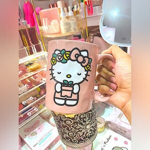 NEW PRETTY HELLO KITTY PINK MUG